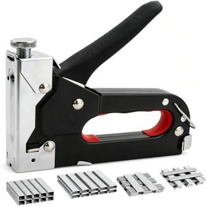 4-in-1 Upholstery Staple Gun, Staple Gun with 800 Staples
