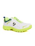 SG Savage Stud Premium Cricket shoes - Size US 10.5 (Lime color)