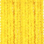 Giegxin 15 Pack Marigold Garland 5 ft Long Strands Day of Dead Faux Marigold Flowers Diwali Decor Artificial Marigold Flowers Indian Decor for Wedding, Christmas, Events(Yellow)