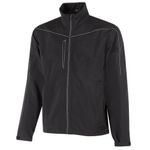 Mens Lightweight Packable Golf Rain Jacket Goretex, Waterproof Golf Jacket for Men, Black, XL