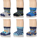 Eocom 6 Pairs Children's Winter Thick Warm Wool Socks Soft Kids Toddler Baby Girls Boy Thermal Crew Socks, Dinosaur, 3-5 Years