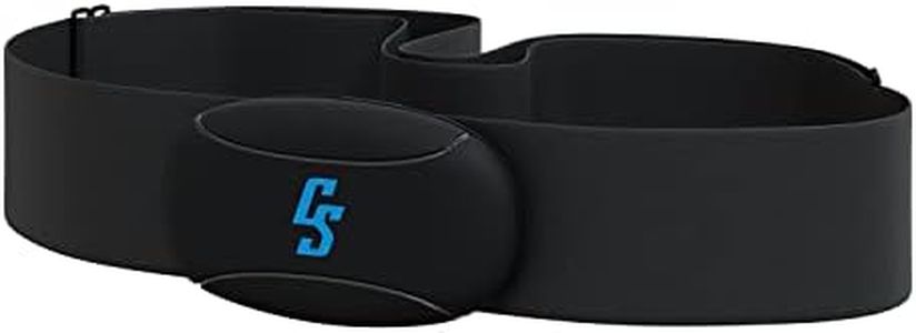 Capital Sports Cardiofrequencemetre, Ceinture Cardio, Ant+/5.3kHz/Bluetooth, Fitness Tracker, Trackers d'Activité Portables, LED, Connectivité App, Alternative au Montre Cardio Poignet Homme Femme