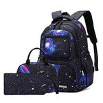 VIDOSCLA Galaxy Kids School Backpack for Boys Primary Students Elementary Bookbag