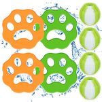 Pet Hair Remover for Laundry, 8PCS Laundry Balls Hair Catcher Washing Machine Lint Remover Reusable - Pet Fur Laundry Catcher Hair Remover for Laundry Bedding Clothes