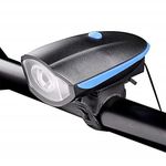 ABC AMOL BICYCLE COMPONENTS 2-in-1 Rechargeable Cycle Light and with Horn Waterproof Cycle Light (Multicolor)