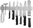 NYALA 16 Inch Stainless Steel Magnetic Knife Strip | Space-Saving Kitchen Knives Bar - Kitchen Strip Rack with No Drill Adhesive Sticker, Multi-Purpose Kitchen Organizer