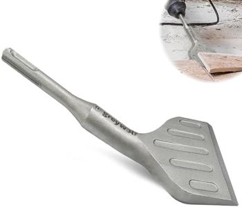 Greywolf SDS Plus Chisel Drill Bit, 3 Inch 20° Crank Angle Wide Bend Chisel, 40CrMo Alloy Floor Scraper, Tile Removal for SDS Plus Rotary Hammer Drill Attachment