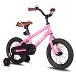 JOYSTAR 16 Inch Kids Bike for Girls 5 6 7 Years Old with Training Wheels Gifts Children Bicycle with Coaster Brake BMX Style Pink