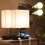 Lifeholder Bedside Lamps with 2 Pho