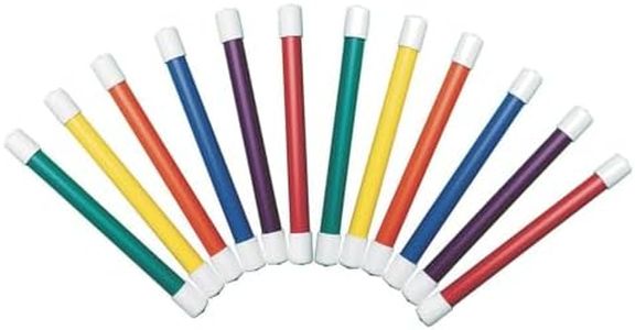 S&S Worldwide Spectrum Easy-Grip Relay Batons (Pack of 12)
