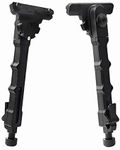 FIRECLUB 2021 New Tactical for Mlok Compatible 7.5"- 9" Bipod, Side Mount Bipod Matte Black (black-SR-5)