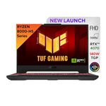 ASUS TUF Gaming A15 (2024), 15.6" (39.62cm) FHD 144Hz, AMD Ryzen 9 8945H, Gaming Laptop (16GB DDR5/1TB SSD/NVIDIA GeForce RTX 4070 /Windows 11/Office 2021/Mecha Gray/2.20 Kg), FA507UI-LP066WS