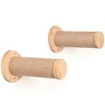 FUKUMARU Cat Step Pole, Set of 2, Claw Sharpener, Catwalk, Cat, Furniture, Step, Wall Hanging, Cat Tower, DIY, 11.8 inches (30 cm)