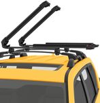 HmmtyRack Lockable Ski & Snowboard Racks Car Roof with Sliding Feature for 6 Pairs Skis or 4 Snowboards, Universal Ski Rack for Car with Crab Mounting System Fits for All Types of Cross Bars