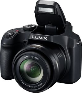 Panasonic Lumix Bridge Camera – DC-FZ82, 60x Zoom, Black