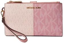 Michael Kors Jet Set Double Zip Wristlet, Smokey Rose Multi, One Size