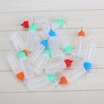 Low Density Polyethylene (LDPE) 10ml Squeezable Dropper Bottle Eye Liquid Drop Needle Tip (Pack of 50)