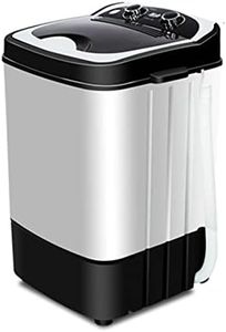 Household Products Lavatrice e Asciugatrice a Vasca Singola Portatile, Mini Lavatrice Compatta a Vasca con Controllo del Timer e Tubo di Scarico oer Dormitori, Appartamenti, Camper