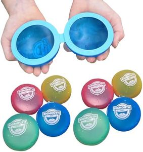 BigMouth Inc Reusable Magnetic Water Balloons, Outdoor Summer Water Toys for Kids, Quick Fill Splash Activity - 8 Pack