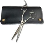 6 Inch Hair Cutting Shears Made From Damascus Steel - Saki Kanzen - For Professional Haircutting - Wet or Dry Hair