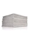 The Rag Company - Edgeless 300 - Microfiber Detailing Towels, Perfect for Removing Polishes, Sealants, and Glaze; Great for Interior Cleaning and Dirty Jobs; 300GSM, 16in x 16in, Ice Grey (10-Pack)