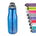 Contigo Ashland Tritan Water Bottle with Straw I One-Handed Operation, Leakproof, BPA Free Bottle with Autospout Technology, 1200 ml