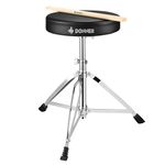 Donner Drum Throne Set, Padded Seat Height Adjustable Drum Stools, 5A Drumsticks Included, Multiple Iterations, Trusted Choice for Drummers