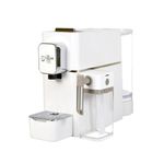 THE BEAN CO Coffee Capsule Machine with Milk Tank Attachment |19 Bar Pressure Compatible with Nespresso Pods|Capsules Coffee Machine for Office, Espresso Coffee Maker Machine for Home-White
