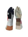 Industrial Heavy Duty Welding Leather Glover With Inner Lining || Heat and Abrasion Resistance || (Pack of 1 Pair)