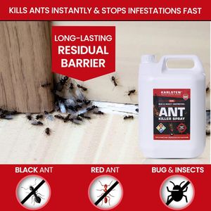 Karlsten Ant Killer Spray 5L – Extra-Strong Cypermethrin for Indoor & Outdoor Pest Control
