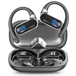 PPBP AI Translation Earbuds Real Time, 182 Language Translator Earbuds, 5-in-1 Open Ear Translator Device, Bluetooth 5.4 Wireless Earphones for Business Travel Learning, Black