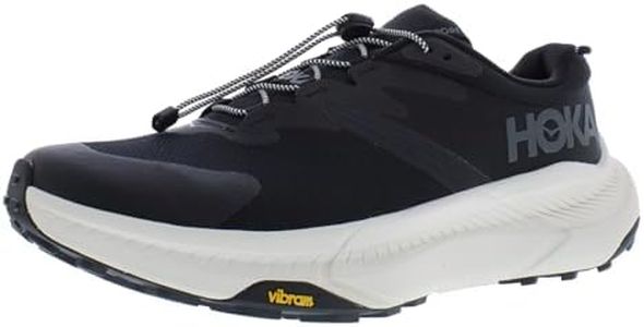 HOKA Women's Transport Sneaker, Black/Alabaster, 7