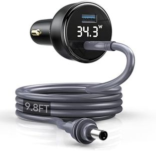 WXPSKY 100W Car Charger for Starlink Mini, 12V-24V DC Power Adapter with 67W USB-C & 30W USB-A Ports, LED Voltmeter Display, IP68 Waterproof Plug & Play Cable for RV, Truck, Yacht