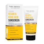 Dr. Sheth's Kesar & Kojic Acid Sunscreen For All Skin Types Spf 50 Pa++++ For Pigtation-Free Skin | No White Cast And Light Weight For Daily Moisturization- 50G, Pack Of 1