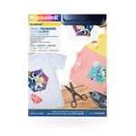 Kronaline Transfer Paper for light Fabrics, Printable, Heat Transfer (Pack of 10 Sheets Letter Size 8.5"x11")