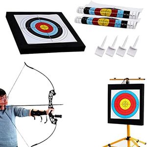 SOPOGER Archery Target for Backyard Adult, Easy Arrow Removal Bow Target, Durable Bow and Arrow Target for Youth Outdoor Shooting Practice (EVA Target)