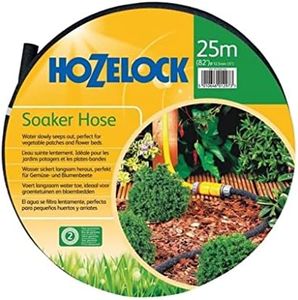 HOZELOCK - Porous Hose 25 m : Microporous Hose for Economical Watering, Without Wasting Water. Ideal for Flowerbeds, Vegetable Gardens and Greenhouses: Ready to Use [6764P0000]