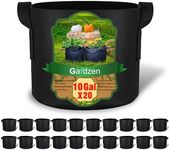 Gardzen 20-Pack 10 Gallon Grow Bags