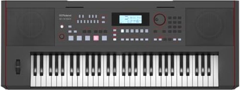 Roland E-X50 Electronic Arranger Keyboard – Easy-to-use | Stereo Speakers | Bluetooth | Professional Roland Sounds | Mic Input | Auto-accompaniment Function, Black