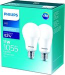 Philips 1055 Lumen ES LED Bulb 2 Pack, Cool White