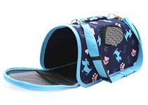 BPS BPS-5638A Fabric Carrier Bag for Pets Dogs Cats Animals Carriers 3 Sizes S/M/L to Choose From (S, Blue)