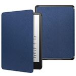 MoKo Case for 6.8" Kindle Paperwhite (11th Generation-2021) and Kindle Paperwhite Signature Edition, Light Shell Cover with Auto Wake/Sleep for Kindle Paperwhite 2021 E-Reader, Indigo