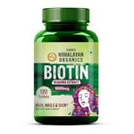 Vlado's Himalayan Organics Biotin 10000mcg for Hair Growth - 120 Tablets