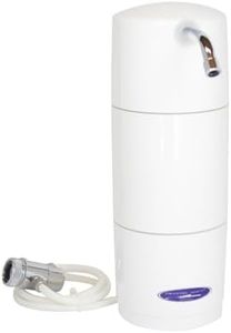 Fluoride Removal | Classic Countertop Water Filter System | White | Crystal Quest