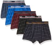 MacroMan Men's Standard Solid Trunks (RVBMMRTSTDP511_Assorted_95)