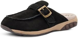 Therafit Terri Nubuck Slip-On Loafer Black / 38/7.5-8