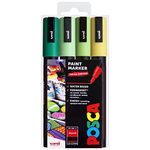 POSCA - PC-5M - Paint Marker Art Pens - 1.8-2.5mm - Meadow Tones Set of 4 in Wallet