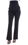 ChicWhisper Ladies Bootcut Over Bump Maternity Jeans Black