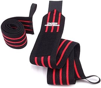(50cm - Medium) - Inzer Iron Z Wrist Wraps (Pair) - Powerlifting Weightlifting Bench Press CrossFit