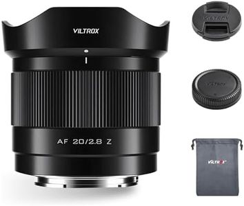 VILTROX 20mm f/2.8 Z Lens for Nikon, 20mm F2.8 Z-Mount Full Frame AF Lens Prime Wide Angle Autofocus Lens for Nikon Z Camera Z5, Z6, Z7, Z8, Z9, Z30, Z50, and ZFC Models